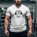 Feel The Gains | Funny Gym Duck Graphic T-Shirt
